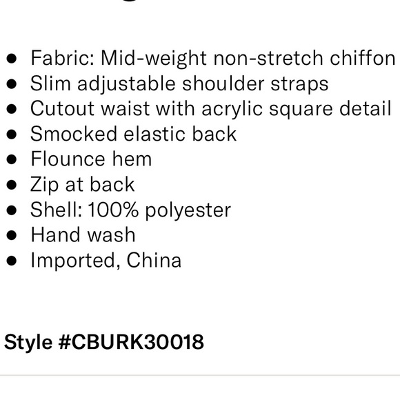 NWT Chen Burkett Dress - Picture 3 of 6